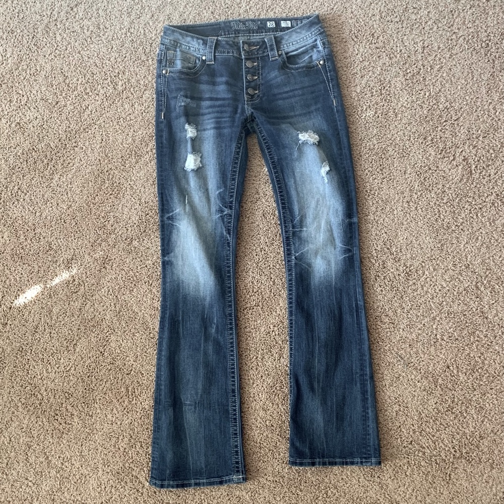 Miss Me Mid-Rise Bootcut Jeans size 28